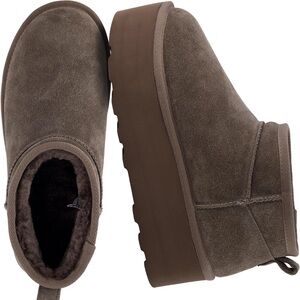 Women's Brown Suede Ankle Boots